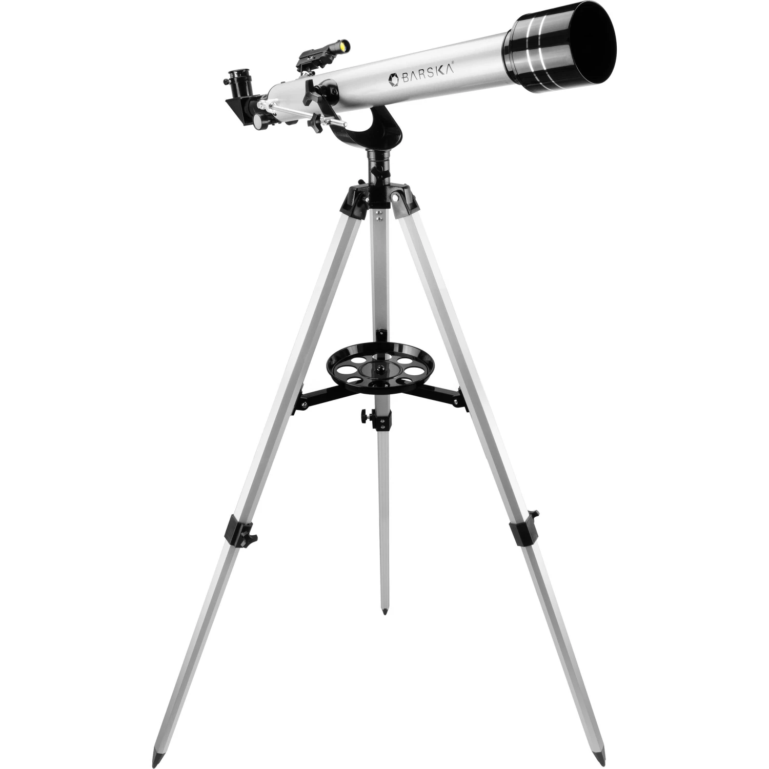 Barska 600 Starwatcher Refractor Telescope (Metallic Silver)(Barska 600 Starwatcher Refractor Telescope Metallic Silver) 1 Barska 600 Starwatcher Refractor Telescope (Metallic Silver)(Barska 600 Starwatcher Refractor Telescope Metallic Silver)