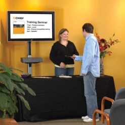 Chief MFCUB Medium Flat Panel Mobile AV Cart (Black)(Chief Mfcub Medium Flat Panel Mobile Av Cart Black) -Celestron Shop 1527024605000 IMG 992316