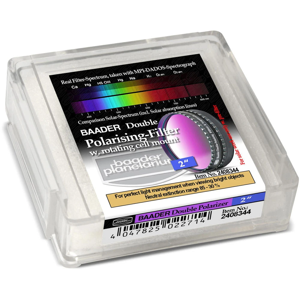 ALPINE ASTRONOMICAL Baader Double Polarization Filter (2")(Alpine Astronomical Baader Double Polarization Filter 2) 3 ALPINE ASTRONOMICAL Baader Double Polarization Filter (2")(Alpine Astronomical Baader Double Polarization Filter 2) - Image 3