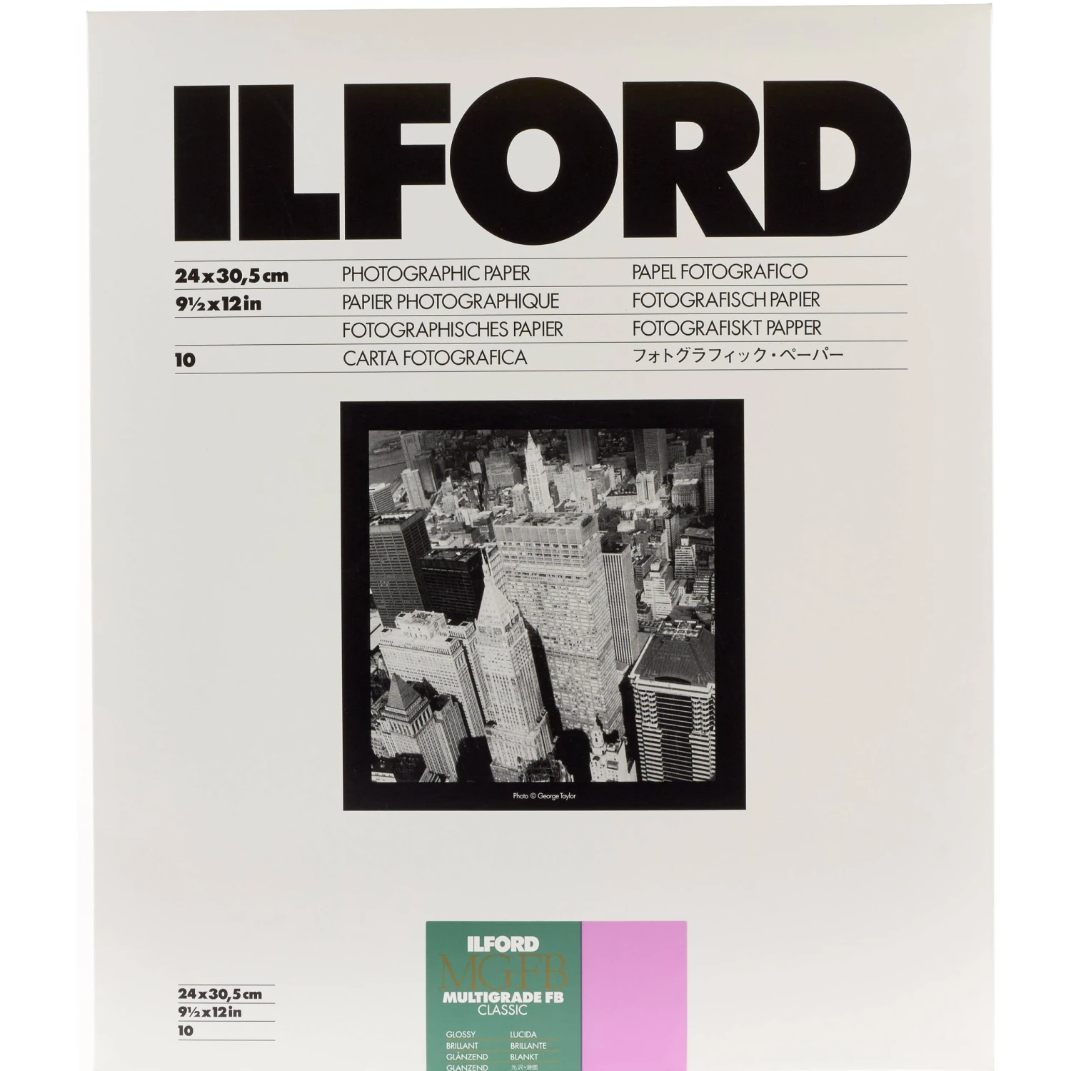 Ilford Multigrade FB Classic Paper (Glossy, 9.5 X 12", 10 Sheets)(Ilford Multigrade Fb Classic Paper Glossy 9 5 X 12 10 Sheets) 1 Ilford Multigrade FB Classic Paper (Glossy, 9.5 X 12", 10 Sheets)(Ilford Multigrade Fb Classic Paper Glossy 9 5 X 12 10 Sheets)