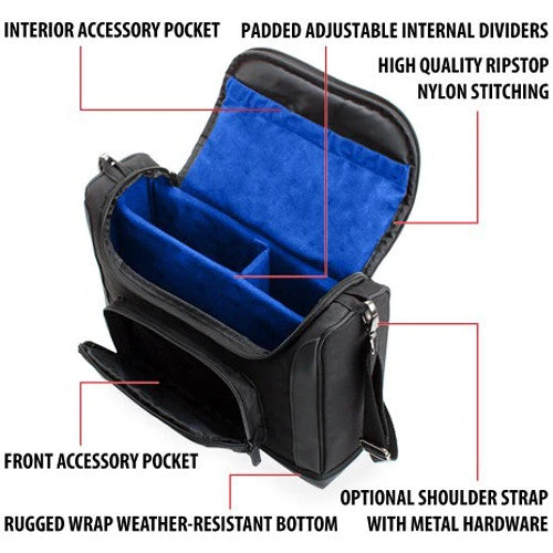 USA GEAR S7 Pro Carrying Case (Blue)(Usa Gear S7 Pro Carrying Case Blue) 5 USA GEAR S7 Pro Carrying Case (Blue)(Usa Gear S7 Pro Carrying Case Blue) - Image 5