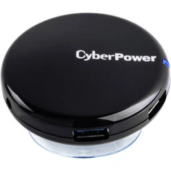 CyberPower CPH430PB 4-Port USB 3.0 Hub (Black)(Cyberpower Cph430pb 4 Port Usb 3 0 Hub Black)