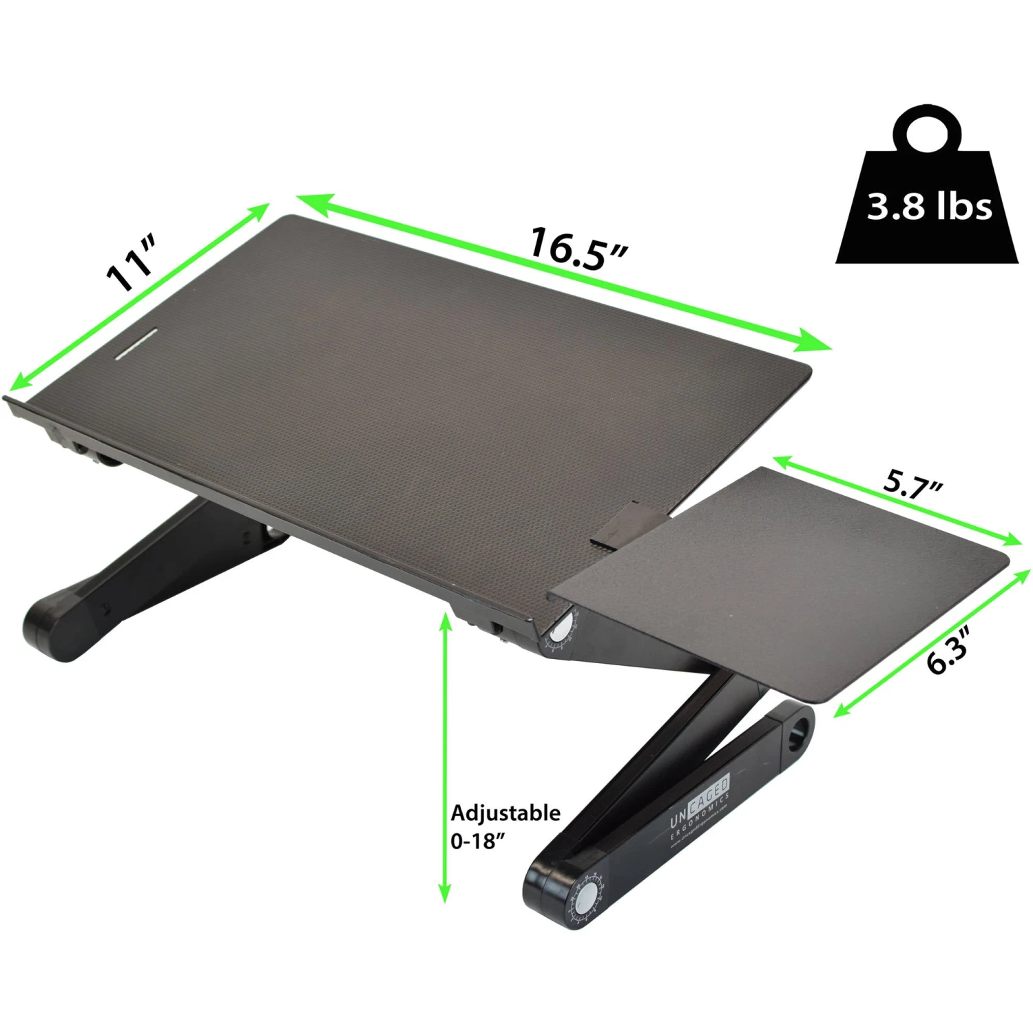 Uncaged Ergonomics Workez Best Laptop Stand Lap Desk(Uncaged Ergonomics Workez Best Laptop Stand Lap Desk) 3 Uncaged Ergonomics Workez Best Laptop Stand Lap Desk(Uncaged Ergonomics Workez Best Laptop Stand Lap Desk) - Image 3
