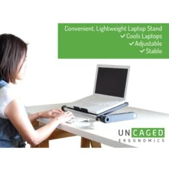Uncaged Ergonomics Workez Professional Laptop Stand (Black)(Uncaged Ergonomics Workez Professional Laptop Stand Black) 19 Uncaged Ergonomics Workez Professional Laptop Stand (Black)(Uncaged Ergonomics Workez Professional Laptop Stand Black) -Celestron Shop 1544137273000 IMG 1106980