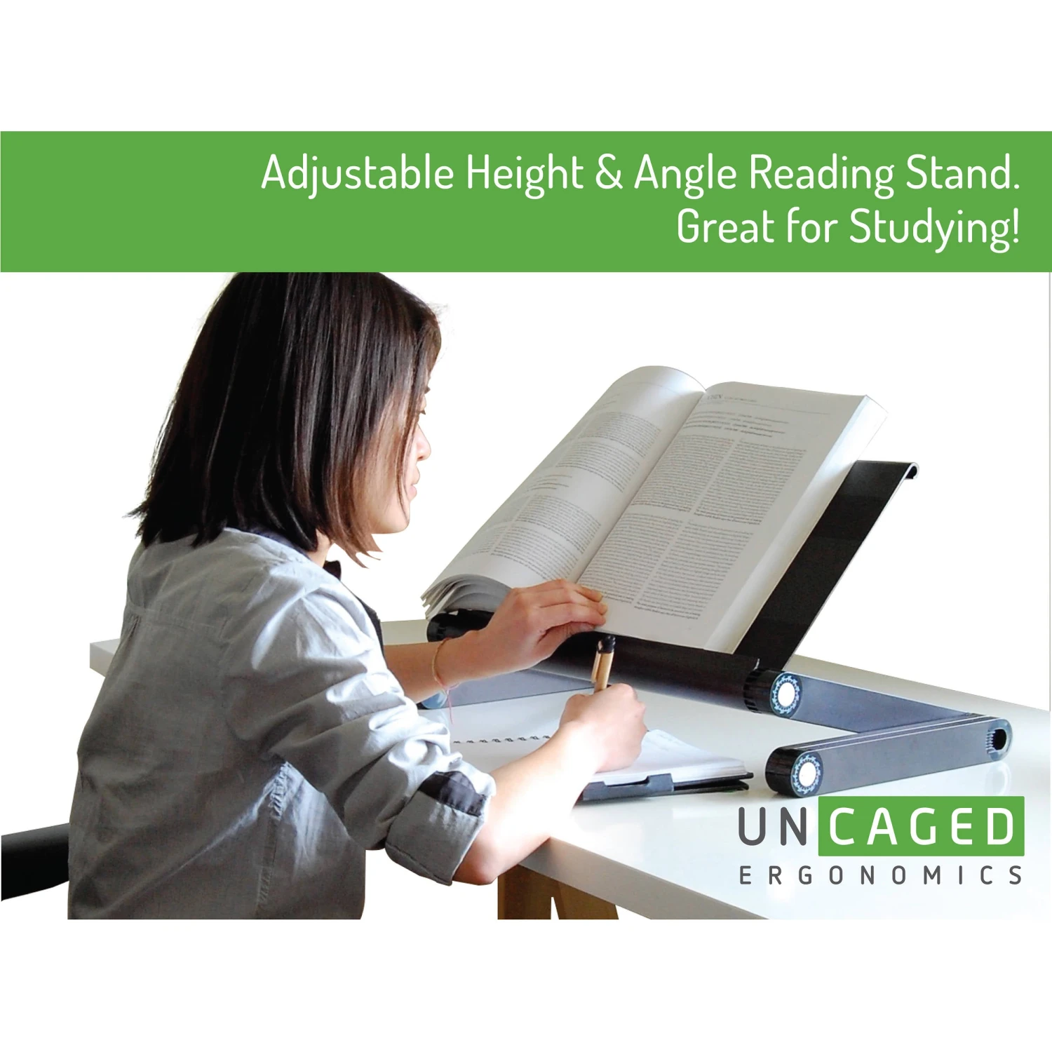 Uncaged Ergonomics Workez Professional Laptop Stand (Black)(Uncaged Ergonomics Workez Professional Laptop Stand Black) 5 Uncaged Ergonomics Workez Professional Laptop Stand (Black)(Uncaged Ergonomics Workez Professional Laptop Stand Black) - Image 5