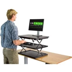Uncaged Ergonomics Changedesk Tall Stand Up Desk Converter(Uncaged Ergonomics Changedesk Tall Stand Up Desk Converter) -Celestron Shop 1545081340000 IMG 1112774