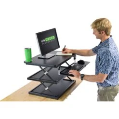 Uncaged Ergonomics Changedesk Tall Stand Up Desk Converter(Uncaged Ergonomics Changedesk Tall Stand Up Desk Converter) -Celestron Shop 1545081340000 IMG 1112779
