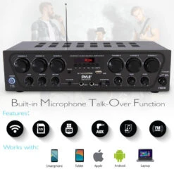 Pyle Pro PTA62BT 6-Zone Stereo Receiver With Bluetooth(Pyle Pro Pta62bt 6 Zone Stereo Receiver With Bluetooth) -Celestron Shop 1552563917 IMG 1155268