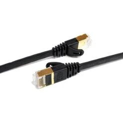 Tera Grand CAT-7 10 Gigabit Ethernet Ultra Flat Patch Cable For Modem Router Lan Network 50' (Black)(Tera Grand Cat 7 10 Gigabit Ethernet Ultra Flat Patch Cable For Modem Router Lan Network 50 Black) -Celestron Shop 1554844660000 IMG 1169237