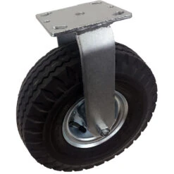 Backstage Equipment 10" Pneumatic Rigid Caster Wheel For SkyPanel Series Cart(Backstage Equipment 10 Pneumatic Rigid Caster Wheel For Skypanel Series Cart)