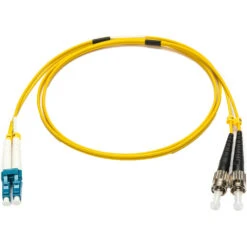 Camplex Premium Bend-Tolerant Single Mode Duplex ST To LC Armored Fiber Patch Cable (3.3', Yellow)(Camplex Premium Bend Tolerant Single Mode Duplex St To Lc Armored Fiber Patch Cable 3 3 Yellow)