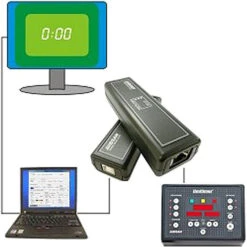 DSAN Corp. RJ-45 To Cat-5 Adapter With Software To Display Limitimer Time On Large LCD Monitors(Dsan Corp Rj 45 To Cat 5 Adapter With Software To Display Limitimer Time On Large Lcd Monitors)