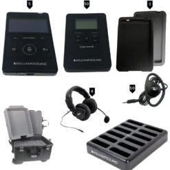 Williams Sound Digi-Wave 400 Series Interpretation System For 4 Languages Plus Floor ALK(Williams Sound Digi Wave 400 Series Interpretation System For 4 Languages Plus Floor Alk)