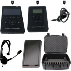 Williams Sound Digi-Wave 400 Series Tour Guide System For 1 Guide And Up To 10 Listeners(Williams Sound Digi Wave 400 Series Tour Guide System For 1 Guide And Up To 10 Listeners)