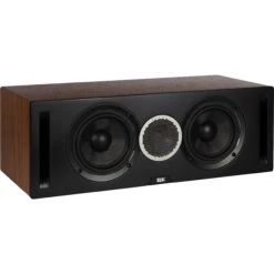 ELAC Debut Reference Two-Way Center Channel Speaker (Black Baffle, Walnut Cabinet)(Elac Debut Reference Two Way Center Channel Speaker Black Baffle Walnut Cabinet)
