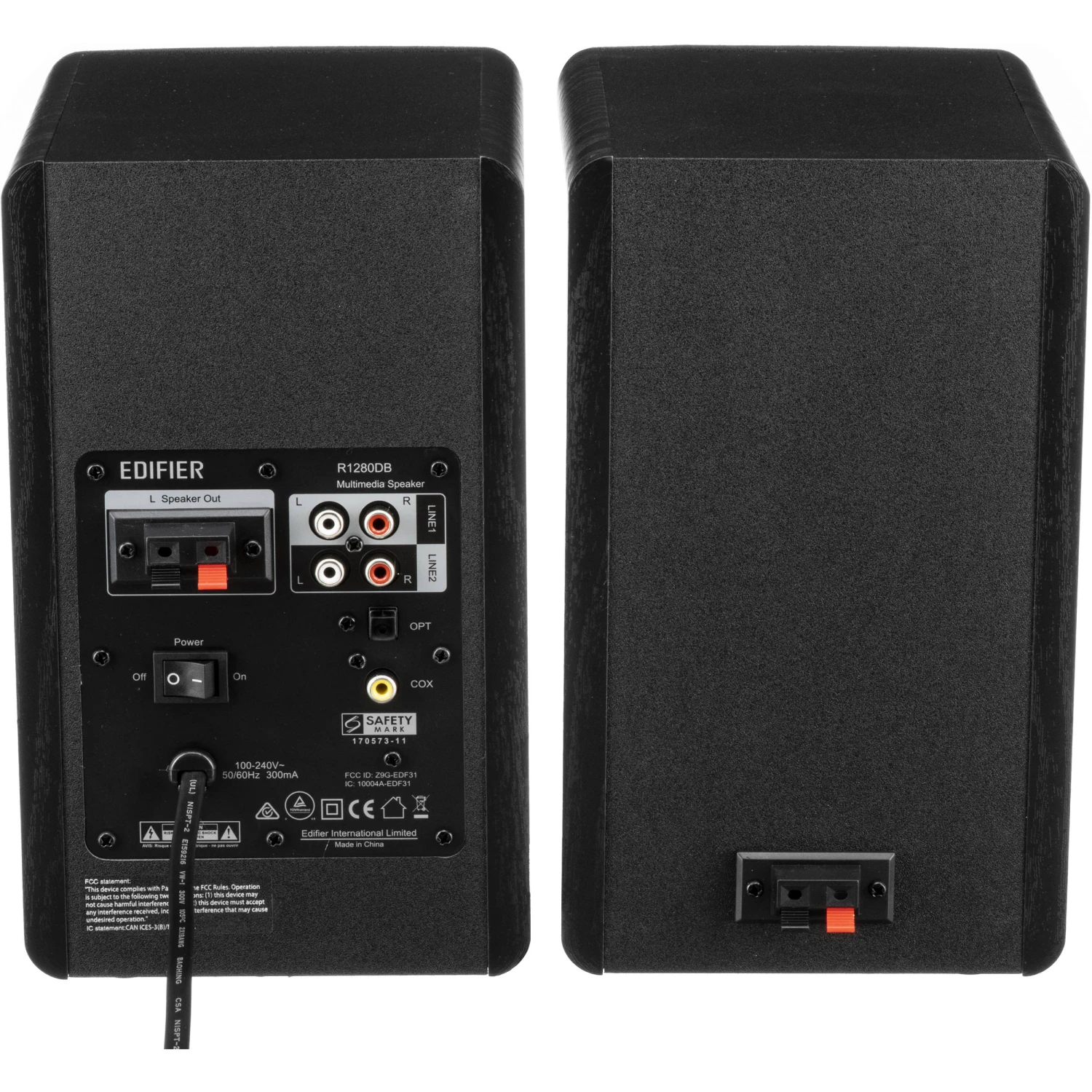 Edifier R1280DB Bluetooth Speaker System (Black)(Edifier R1280db Bluetooth Speaker System Black) 3 Edifier R1280DB Bluetooth Speaker System (Black)(Edifier R1280db Bluetooth Speaker System Black) - Image 3