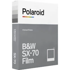 Polaroid Black & White SX-70 Instant Film (8 Exposures)(Polaroid Black White Sx 70 Instant Film 8 Exposures)