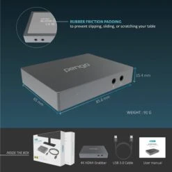 Pengo Technology 4K HDMI To USB 3.0 Video Grabber (Titanium Gray)(Pengo Technology 4k Hdmi To Usb 3 0 Video Grabber Titanium Gray) -Celestron Shop 1588936582 IMG 1354718