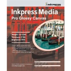 Inkpress Media Pro Glossy Canvas (13 X 19", 10 Sheets)(Inkpress Media Pro Glossy Canvas 13 X 19 10 Sheets)