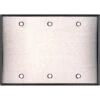 TecNec 3-Gang Blank Wall Plate (Adonized Clear)(Tecnec 3 Gang Blank Wall Plate Adonized Clear)