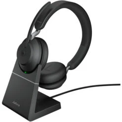 Jabra Evolve2 65 Stereo Wireless On-Ear Headset With Stand (Unified Communication, USB Type-C, Black)(Jabra Evolve2 65 Stereo Wireless On Ear Headset With Stand Unified Communication Usb Type C Black) -Celestron Shop 1596459022 1573933