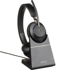 Jabra Evolve2 65 Stereo Wireless On-Ear Headset With Stand (Unified Communication, USB Type-C, Black)(Jabra Evolve2 65 Stereo Wireless On Ear Headset With Stand Unified Communication Usb Type C Black) -Celestron Shop 1597251684 IMG 1401975