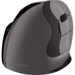 Evoluent VerticalMouse D Wireless Mouse (Small, Dark Silver)(Evoluent Verticalmouse D Wireless Mouse Small Dark Silver)