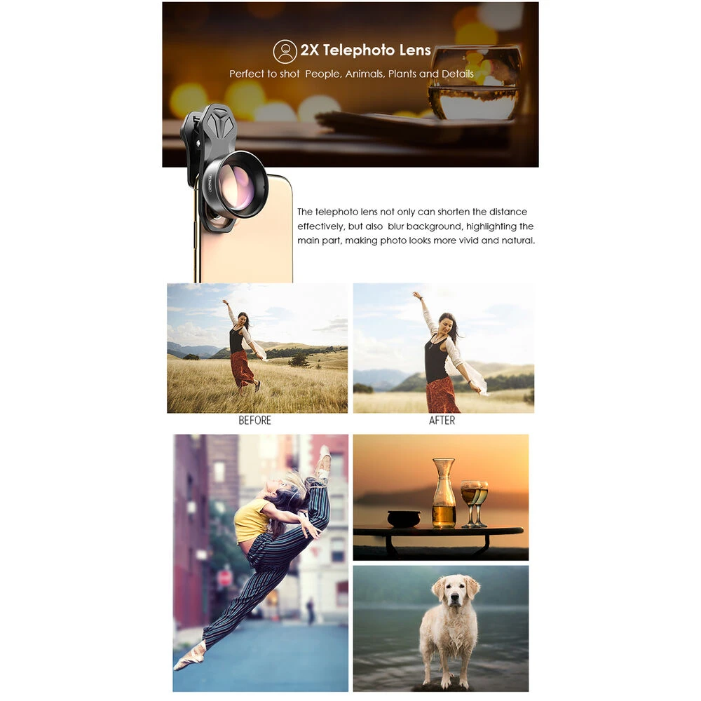 Apexel 4K HD Mobile Phone 5-in-1 Camera Lens Kit(Apexel 4k Hd Mobile Phone 5 In 1 Camera Lens Kit 1) 8 Apexel 4K HD Mobile Phone 5-in-1 Camera Lens Kit(Apexel 4k Hd Mobile Phone 5 In 1 Camera Lens Kit 1) - Image 8