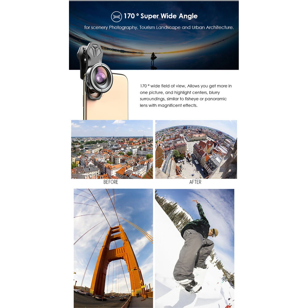 Apexel 4K HD Mobile Phone 5-in-1 Camera Lens Kit(Apexel 4k Hd Mobile Phone 5 In 1 Camera Lens Kit 1) 11 Apexel 4K HD Mobile Phone 5-in-1 Camera Lens Kit(Apexel 4k Hd Mobile Phone 5 In 1 Camera Lens Kit 1) - Image 11