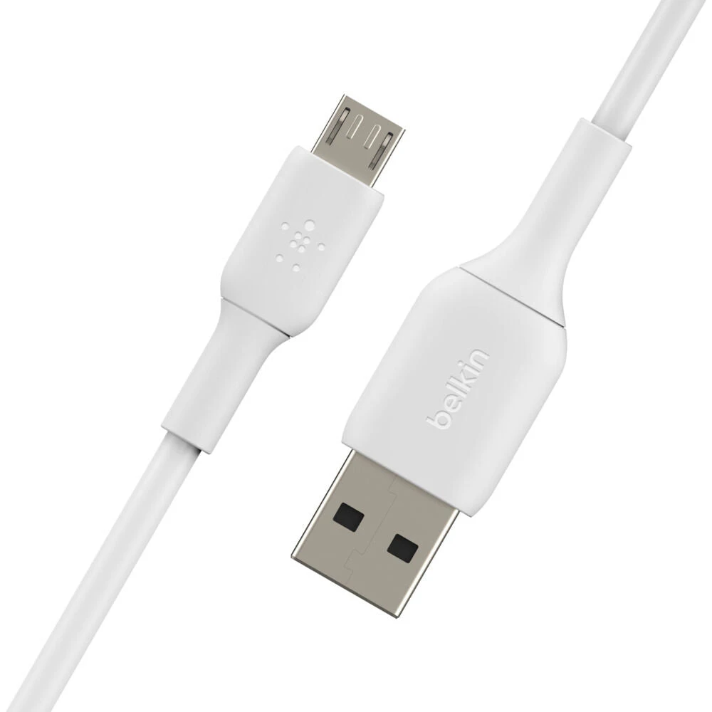 Belkin Boost Charge USB Type-A To Micro-USB Cable (3.3', White)(Belkin Boost Charge Usb Type A To Micro Usb Cable 3 3 White) 4 Belkin Boost Charge USB Type-A To Micro-USB Cable (3.3', White)(Belkin Boost Charge Usb Type A To Micro Usb Cable 3 3 White) - Image 4