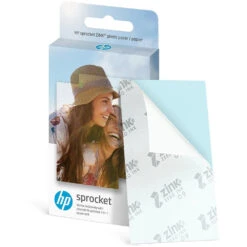 HP Sprocket 2 X 3" Premium Zink Sticky Back Photo Paper (20 Sheets)(Hp Sprocket 2 X 3 Premium Zink Sticky Back Photo Paper 20 Sheets)