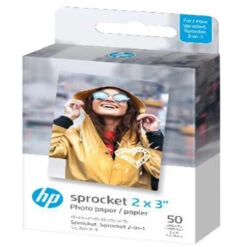 HP Sprocket 2 X 3" Premium Zink Sticky Back Photo Paper (50 Sheets)(Hp Sprocket 2 X 3 Premium Zink Sticky Back Photo Paper 50 Sheets)