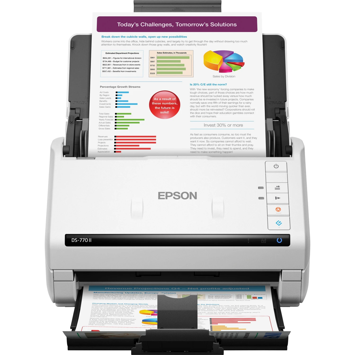Epson DS-770 II Color Duplex Document Scanner(Epson Ds 770 Ii Color Duplex Document Scanner) 2 Epson DS-770 II Color Duplex Document Scanner(Epson Ds 770 Ii Color Duplex Document Scanner) - Image 2
