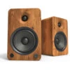 Kanto Living YU6 2-Way Powered Bookshelf Speakers (Walnut, Pair)(Kanto Living Yu6 2 Way Powered Bookshelf Speakers Walnut Pair)