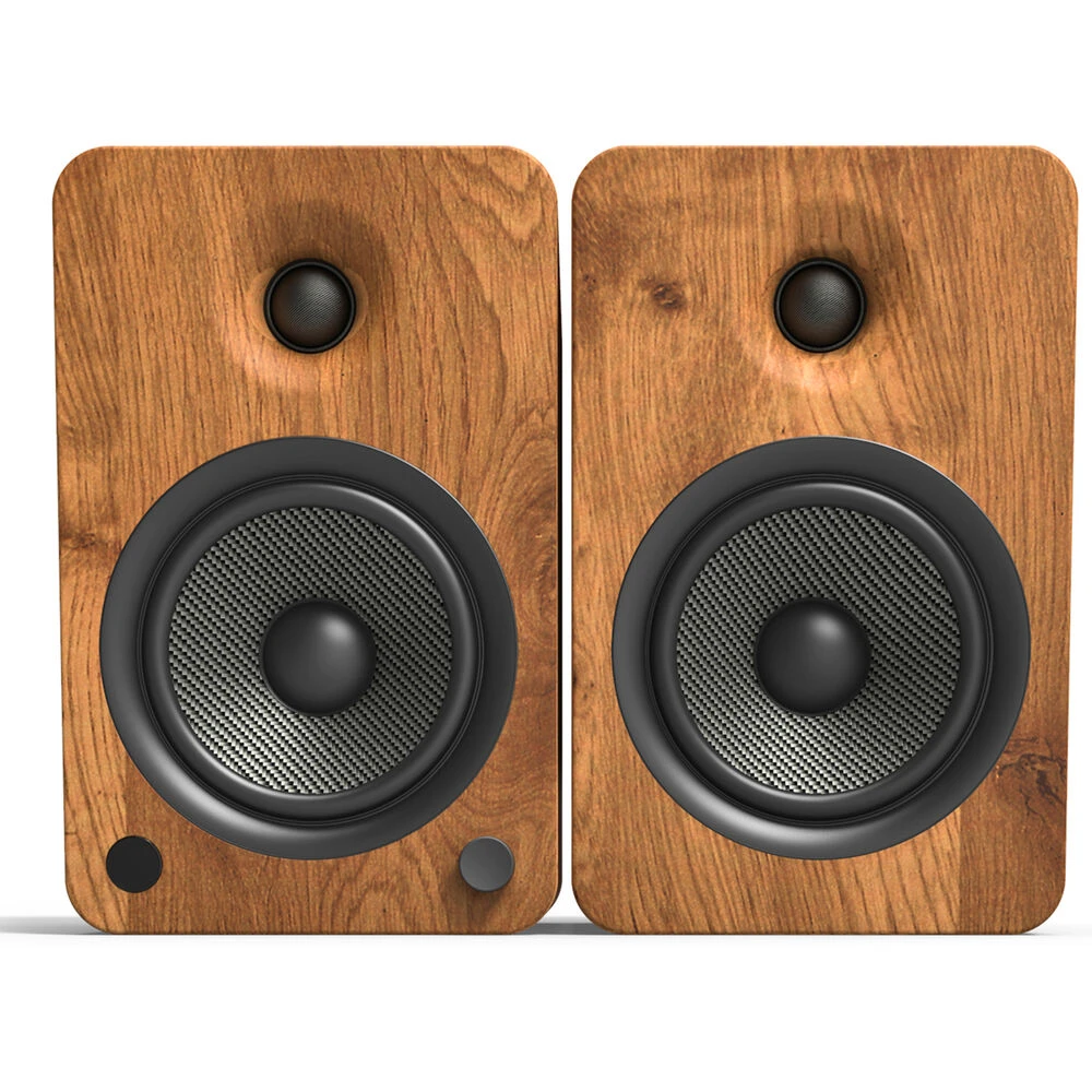 Kanto Living YU6 2-Way Powered Bookshelf Speakers (Walnut, Pair)(Kanto Living Yu6 2 Way Powered Bookshelf Speakers Walnut Pair) 2 Kanto Living YU6 2-Way Powered Bookshelf Speakers (Walnut, Pair)(Kanto Living Yu6 2 Way Powered Bookshelf Speakers Walnut Pair) - Image 2