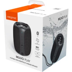 Creative Labs MUVO Play Portable Bluetooth Speaker (Black)(Creative Labs Muvo Play Portable Bluetooth Speaker Black) -Celestron Shop 1611581529 IMG 1477278