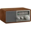 Sangean SG-116 AM/FM Analog Tabletop Radio (Walnut/Silver)(Sangean Sg 116 Am Fm Analog Tabletop Radio Walnut Silver)