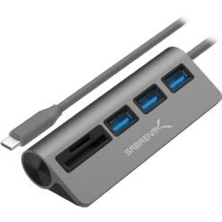 Sabrent 3-Port USB 3.0 Hub With SD And Micro SD Card Readers(Sabrent 3 Port Usb 3 0 Hub With Sd And Micro Sd Card Readers)