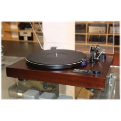 Dual Electronics CS 618Q Manual Three-Speed Turntable (Walnut Veneer)(Dual Electronics Cs 618q Manual Three Speed Turntable Walnut Veneer)