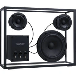 Transparent Bluetooth Speaker (Black With Black Wiring)(Transparent Bluetooth Speaker Black With Black Wiring)