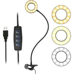 Movo Photo VGC-1 Clip-On Selfie Ring Light(Movo Photo Vgc 1 Clip On Selfie Ring Light)