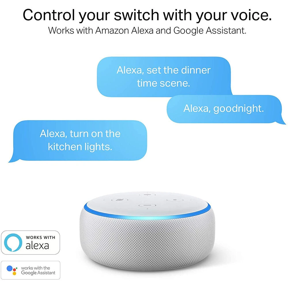 TP-Link HS220 Smart Wi-Fi Light Switch With Dimmer (3-Pack)(Tp Link Hs220 Smart Wi Fi Light Switch With Dimmer 3 Pack) 4 TP-Link HS220 Smart Wi-Fi Light Switch With Dimmer (3-Pack)(Tp Link Hs220 Smart Wi Fi Light Switch With Dimmer 3 Pack) - Image 4