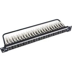 Switchcraft MT52NN 2 X 26 Long Frame Audio 1/4" Patchbay Cable Tie Bar (Non Normalled, 1 RU)(Switchcraft Mt52nn 2 X 26 Long Frame Audio 1 4 Patchbay Cable Tie Bar Non Normalled 1 Ru)
