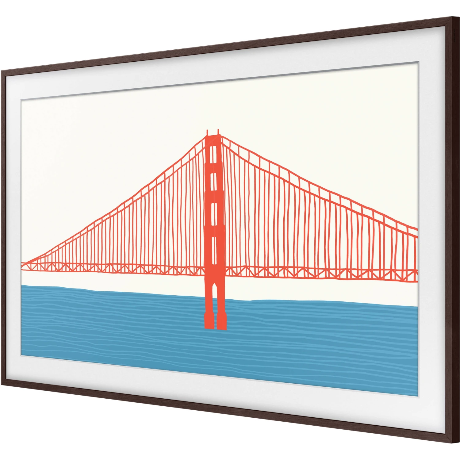 Samsung Customizable Bezel For The 2021 75" The Frame TV (Modern Brown)(Samsung Customizable Bezel For The 2021 75 The Frame Tv Modern Brown) 2 Samsung Customizable Bezel For The 2021 75" The Frame TV (Modern Brown)(Samsung Customizable Bezel For The 2021 75 The Frame Tv Modern Brown) - Image 2