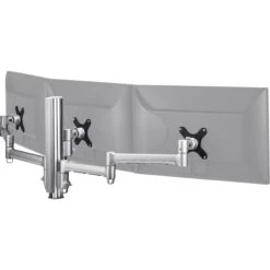 Atdec Triple-Monitor Arm Desk, Mounts Flat And Curved Up To 24"(Atdec Triple Monitor Arm Desk Mounts Flat And Curved Up To 24)