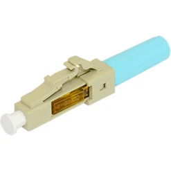 TechLogix Networx ECOConnector Multimode Zip-Cord LC Fiber Optic Connector (UPC, 100-Pack, Aqua)(Techlogix Networx Ecoconnector Multimode Zip Cord Lc Fiber Optic Connector Upc 100 Pack Aqua)
