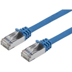 Monoprice Entegrade Cat 7 S/FTP Double-Shielded Ethernet Patch Cable (2', Blue)(Monoprice Entegrade Cat 7 S Ftp Double Shielded Ethernet Patch Cable 2 Blue)