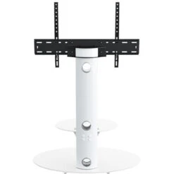 AVF Group Lugano Oval Pedestal TV Stand (Satin White With White Glass)(Avf Group Lugano Oval Pedestal Tv Stand Satin White With White Glass) -Celestron Shop 1623084361 IMG 1546531