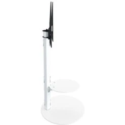 AVF Group Lugano Oval Pedestal TV Stand (Satin White With White Glass)(Avf Group Lugano Oval Pedestal Tv Stand Satin White With White Glass) -Celestron Shop 1623084361 IMG 1546532