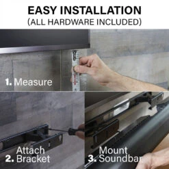 SANUS Extendable Soundbar Wall Mount For Sonos Arc (Black)(Sanus Extendable Soundbar Wall Mount For Sonos Arc Black) -Celestron Shop 1623151812 IMG 1547040